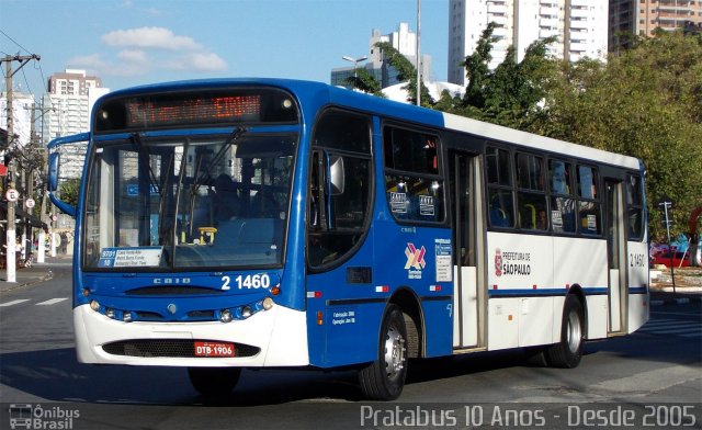 Sambaíba Transportes Urbanos 2 1460 na cidade de São Paulo, São Paulo, Brasil, por Cristiano Soares da Silva. Número da foto: #3456984.