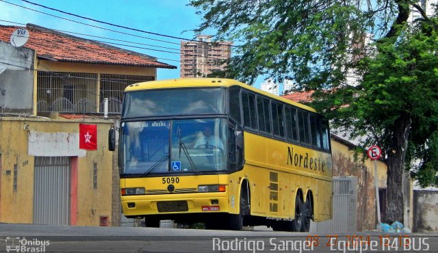 Viação Nordeste 5090 na cidade de Natal, Rio Grande do Norte, Brasil, por Rodrigo S. G Busólogo do Brasil. Número da foto: #3458022.
