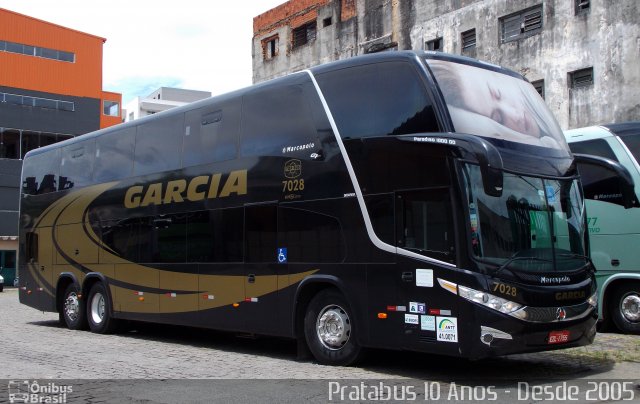 Viação Garcia 7028 na cidade de São Paulo, São Paulo, Brasil, por Cristiano Soares da Silva. Número da foto: #3459111.