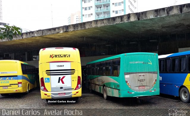 Costa Sul Transportes e Turismo 487 na cidade de Cachoeiro de Itapemirim, Espírito Santo, Brasil, por Daniel Carlos  Avelar Rocha. Número da foto: #3459317.