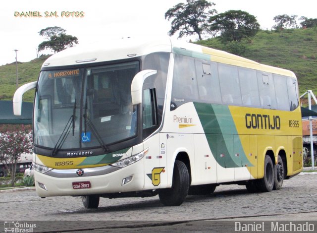 Empresa Gontijo de Transportes 18855 na cidade de Perdões, Minas Gerais, Brasil, por Daniel  Machado. ID da foto: 3459273.