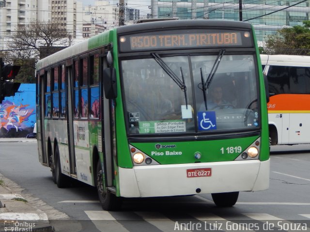 Viação Santa Brígida 1 1819 na cidade de São Paulo, São Paulo, Brasil, por André Luiz Gomes de Souza. Número da foto: #3460353.