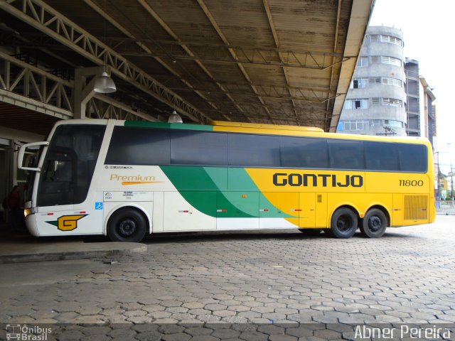 Empresa Gontijo de Transportes 11800 na cidade de Ipatinga, Minas Gerais, Brasil, por Abner Pereira. ID da foto: 3459231.