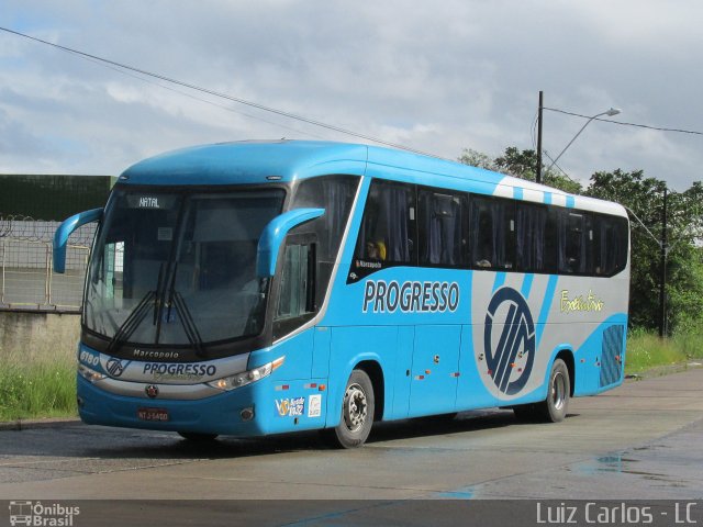 Auto Viação Progresso 6180 na cidade de Recife, Pernambuco, Brasil, por Luiz Carlos de Santana. ID da foto: 3459808.