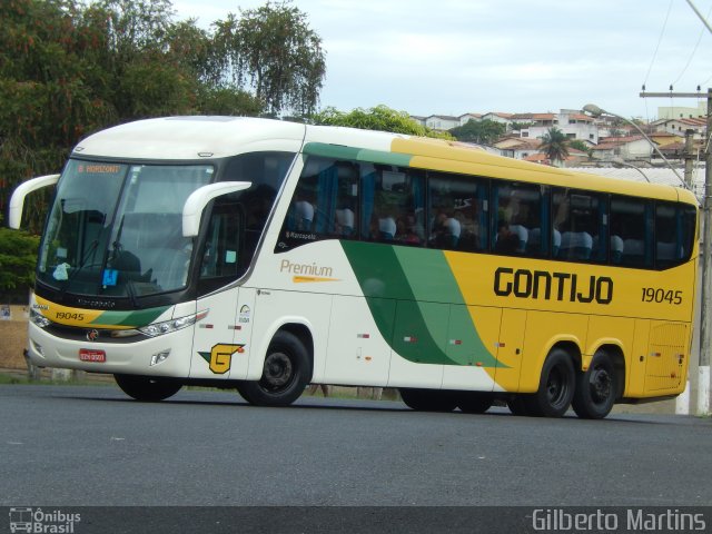 Empresa Gontijo de Transportes 19045 na cidade de Araxá, Minas Gerais, Brasil, por Gilberto Martins. Número da foto: #3460702.
