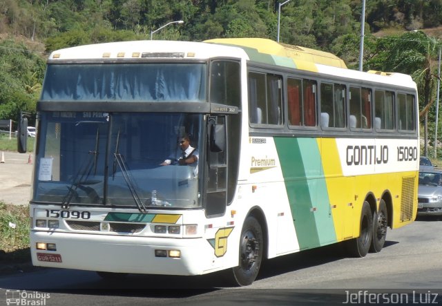 Empresa Gontijo de Transportes 15090 na cidade de Viana, Espírito Santo, Brasil, por J.  Luiz. ID da foto: 3464163.