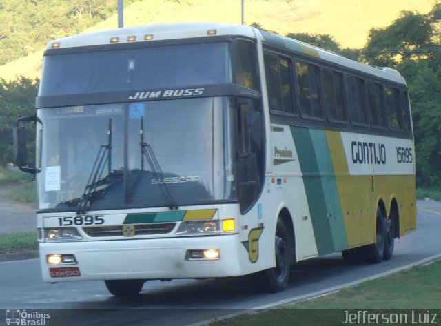 Empresa Gontijo de Transportes 15895 na cidade de Viana, Espírito Santo, Brasil, por J.  Luiz. ID da foto: 3464181.