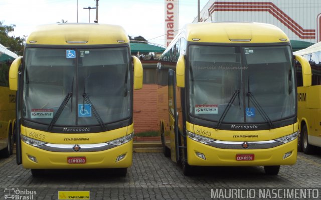 Viação Itapemirim 60643 na cidade de Belo Horizonte, Minas Gerais, Brasil, por Maurício Nascimento. Número da foto: #3465025.