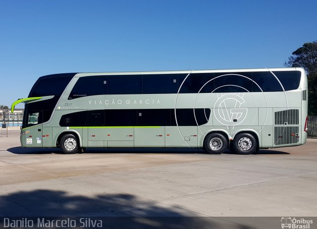 Viação Garcia 7217 na cidade de Curitiba, Paraná, Brasil, por Danilo Marcelo Silva. ID da foto: 3466748.