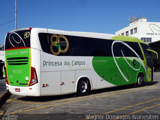 Expresso Princesa dos Campos 6153 na cidade de Curitiba, Paraná, Brasil, por Wagner Domingos Ivanesken. ID da foto: 3466672.