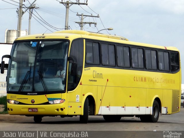 Viação Itapemirim 8223 na cidade de Vitória da Conquista, Bahia, Brasil, por João Victor. Número da foto: #3465738.