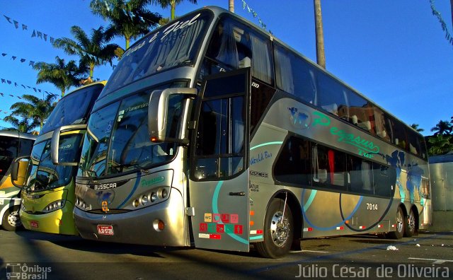 Pegasus Tur Turismo 7014 na cidade de Aparecida, São Paulo, Brasil, por Júlio César de Oliveira. ID da foto: 3466120.