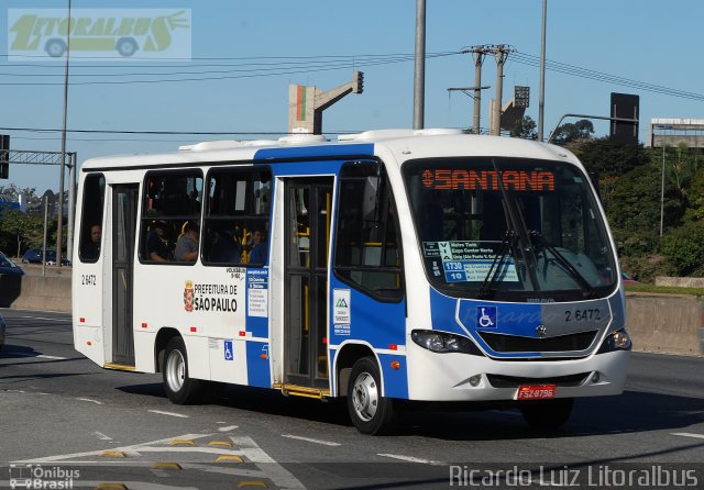Transcooper > Norte Buss 2 6472 na cidade de São Paulo, São Paulo, Brasil, por Ricardo Luiz. Número da foto: #3467058.