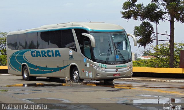 Viação Garcia 7286 na cidade de Londrina, Paraná, Brasil, por Nathan Augusto. Número da foto: #3405815.