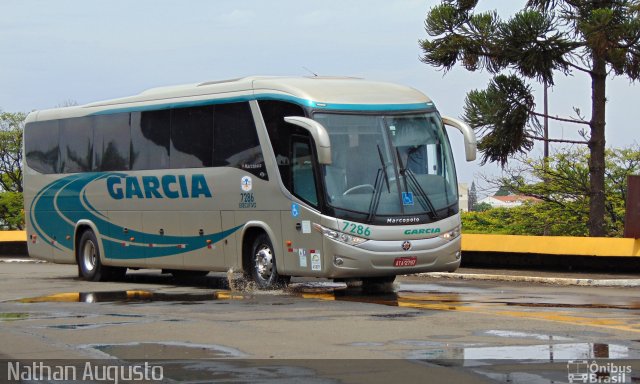 Viação Garcia 7286 na cidade de Londrina, Paraná, Brasil, por Nathan Augusto. ID da foto: 3405815.