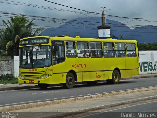Alvorada Sul-América de Turismo Asatur 534 na cidade de Guarapari, Espírito Santo, Brasil, por Danilo Moraes. Número da foto: #3405346.