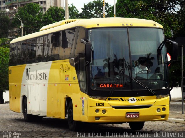 Viação Nordeste 8020 na cidade de Fortaleza, Ceará, Brasil, por Francisco Dornelles Viana de Oliveira. Número da foto: #3404779.