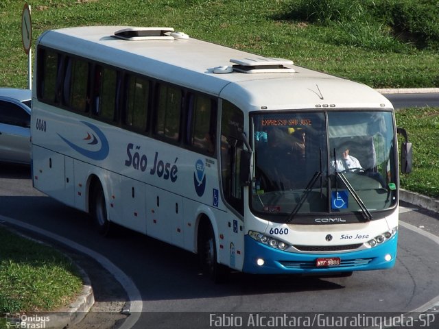 Expresso São José 6060 na cidade de Aparecida, São Paulo, Brasil, por Fabio Alcantara. Número da foto: #3406673.