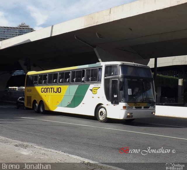 Empresa Gontijo de Transportes 5830 na cidade de Belo Horizonte, Minas Gerais, Brasil, por Breno  Jonathan. ID da foto: 3405776.