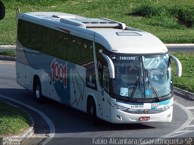Auto Viação 1001 RJ 108.456 na cidade de Aparecida, São Paulo, Brasil, por Fabio Alcantara. Número da foto: #3406678.