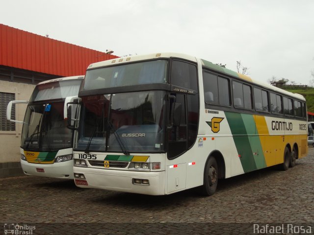 Empresa Gontijo de Transportes 11035 na cidade de João Monlevade, Minas Gerais, Brasil, por Rafael Rosa. Número da foto: #3404954.