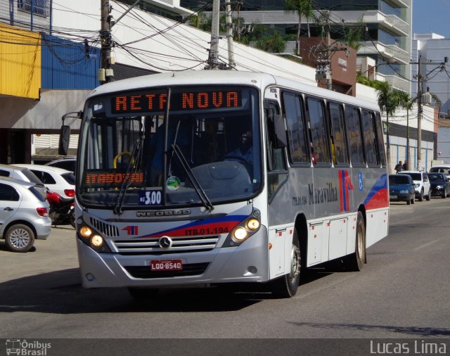 Maravilha Auto Ônibus ITB.01.194 na cidade de Itaboraí, Rio de Janeiro, Brasil, por Lucas Lima. Número da foto: #3467490.