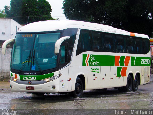 Cia. São Geraldo de Viação 21290 na cidade de Eunápolis, Bahia, Brasil, por Daniel  Machado. Número da foto: #3469516.