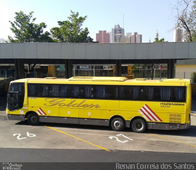 Viação Itapemirim 45259 na cidade de Ribeirão Preto, São Paulo, Brasil, por Renan de Araújo. Número da foto: #3467663.