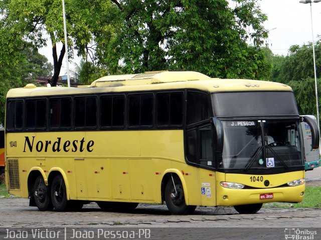 Viação Nordeste 1040 na cidade de João Pessoa, Paraíba, Brasil, por João Victor. Número da foto: #3469085.