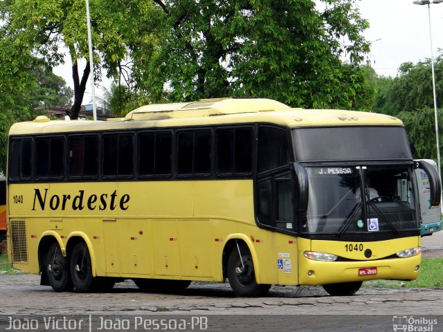 Viação Nordeste 1040 na cidade de João Pessoa, Paraíba, Brasil, por João Victor. ID da foto: 3469085.