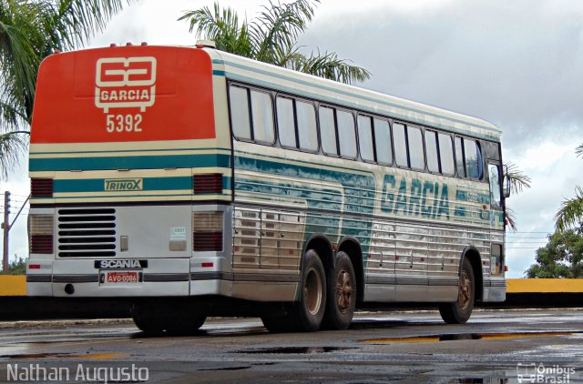 Viação Garcia 5392 na cidade de Londrina, Paraná, Brasil, por Nathan Augusto. Número da foto: #3468751.