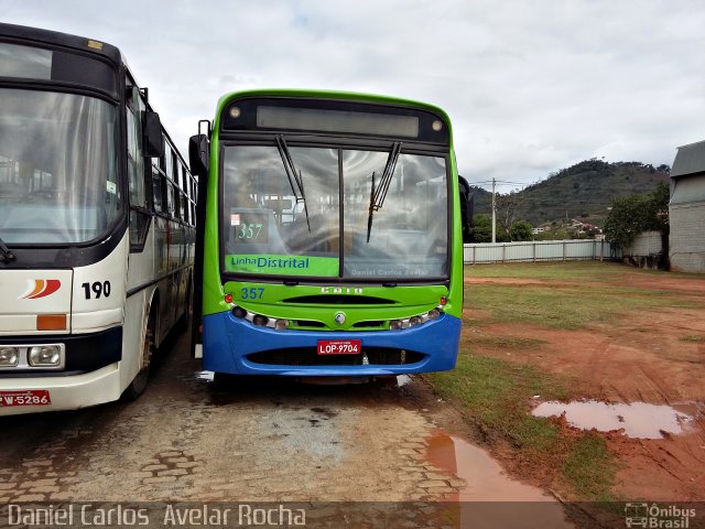 Costa Sul Transportes e Turismo 357 na cidade de Cachoeiro de Itapemirim, Espírito Santo, Brasil, por Daniel Carlos  Avelar Rocha. Número da foto: #3469312.