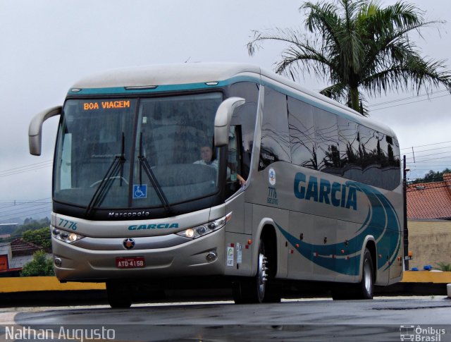 Viação Garcia 7776 na cidade de Londrina, Paraná, Brasil, por Nathan Augusto. Número da foto: #3468812.