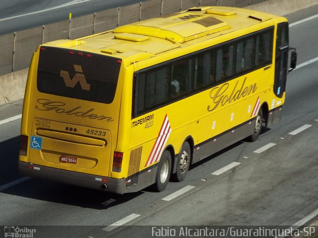 Viação Itapemirim 45233 na cidade de Aparecida, São Paulo, Brasil, por Fabio Alcantara. Número da foto: #3407734.