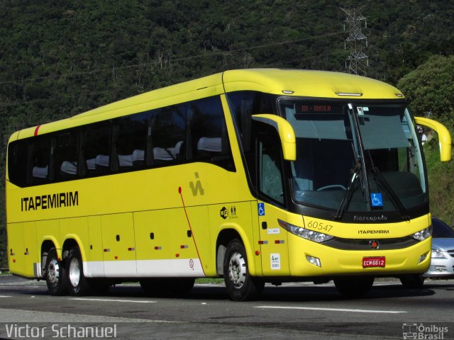 Viação Itapemirim 60547 na cidade de Petrópolis, Rio de Janeiro, Brasil, por Victor Schanuel. ID da foto: 3408114.