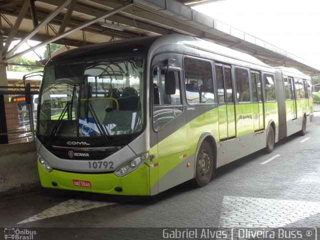 Milênio Transportes 10792 na cidade de Belo Horizonte, Minas Gerais, Brasil, por Gabriel Oliveira. ID da foto: 3408542.