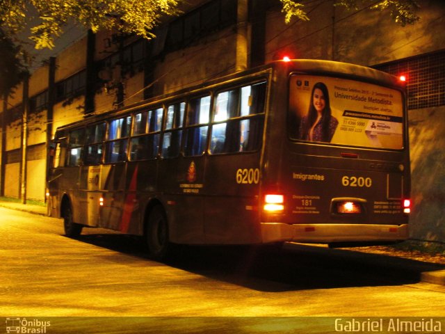 Viação Imigrantes 6200 na cidade de São Paulo, São Paulo, Brasil, por Gabriel Almeida. ID da foto: 3408728.