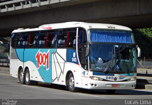 Auto Viação 1001 2413 na cidade de Rio de Janeiro, Rio de Janeiro, Brasil, por Lucas Lima. Número da foto: #3407876.