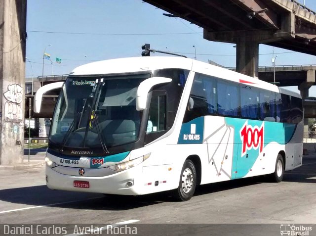 Auto Viação 1001 RJ 108.425 na cidade de Rio de Janeiro, Rio de Janeiro, Brasil, por Daniel Carlos  Avelar Rocha. ID da foto: 3408490.