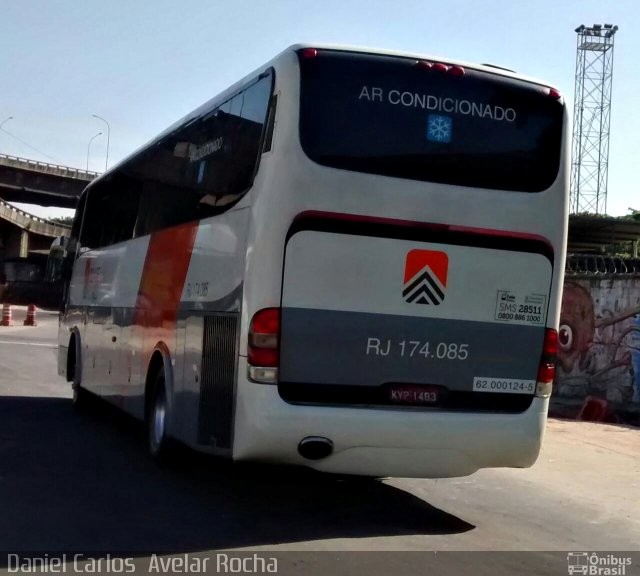 Viação Cidade do Aço RJ 174.085 na cidade de Rio de Janeiro, Rio de Janeiro, Brasil, por Daniel Carlos  Avelar Rocha. Número da foto: #3408544.