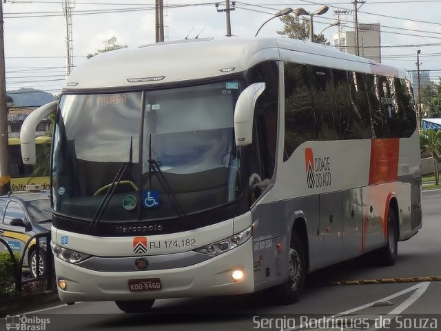 Viação Cidade do Aço RJ 174.182 na cidade de Volta Redonda, Rio de Janeiro, Brasil, por Sergio Rodrigues de Souza. Número da foto: #3407119.