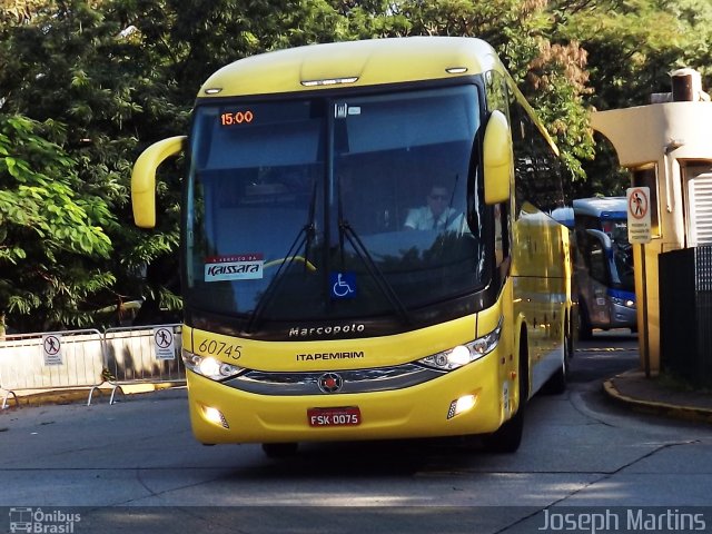 Viação Itapemirim 60745 na cidade de São Paulo, São Paulo, Brasil, por Joseph Martins. Número da foto: #3408478.