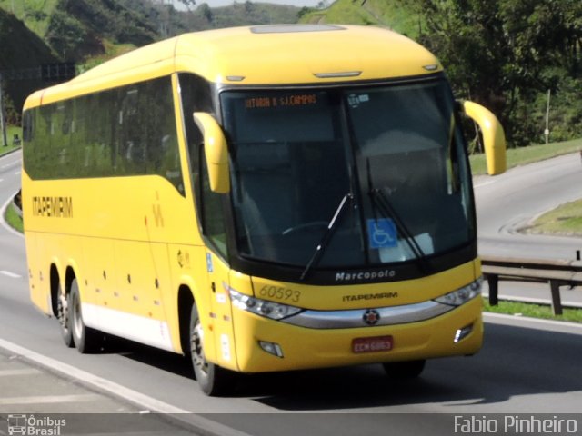 Viação Itapemirim 60593 na cidade de Santa Isabel, São Paulo, Brasil, por Fabio Pinheiro. Número da foto: #3408272.