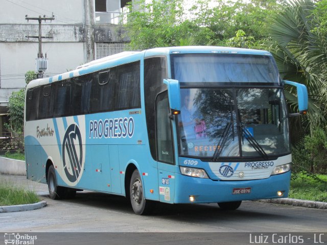 Auto Viação Progresso 6109 na cidade de Recife, Pernambuco, Brasil, por Luiz Carlos de Santana. Número da foto: #3407522.