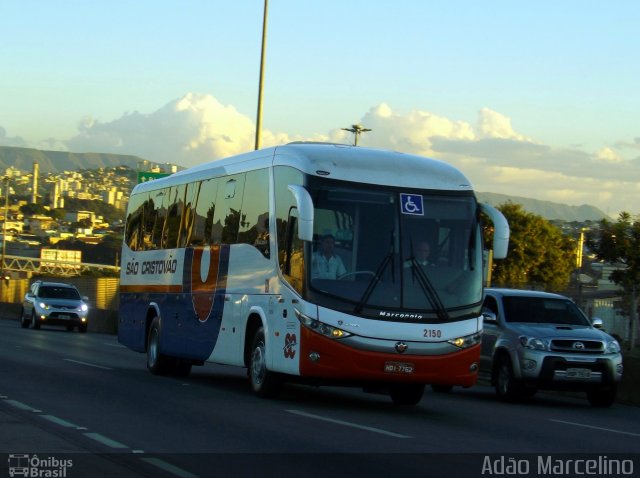 Viação São Cristóvão 2150 na cidade de Belo Horizonte, Minas Gerais, Brasil, por Adão Raimundo Marcelino. ID da foto: 3408136.