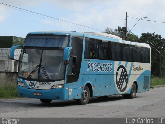 Auto Viação Progresso 6039 na cidade de Recife, Pernambuco, Brasil, por Luiz Carlos de Santana. ID da foto: 3407560.