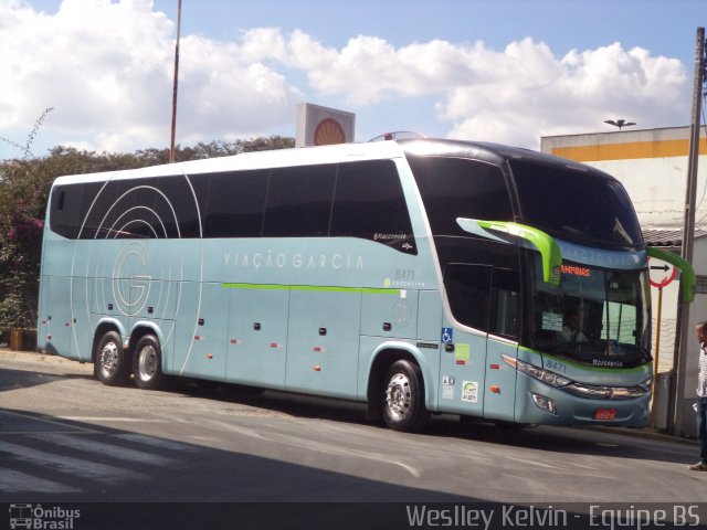 Viação Garcia 8471 na cidade de Sorocaba, São Paulo, Brasil, por Weslley Kelvin Batista. Número da foto: #3407638.