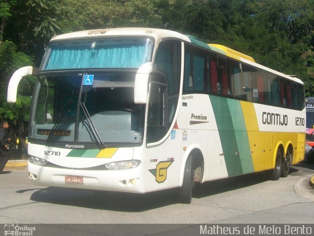 Empresa Gontijo de Transportes 12710 na cidade de São Paulo, São Paulo, Brasil, por Matheus de Melo Bento. Número da foto: #3410827.