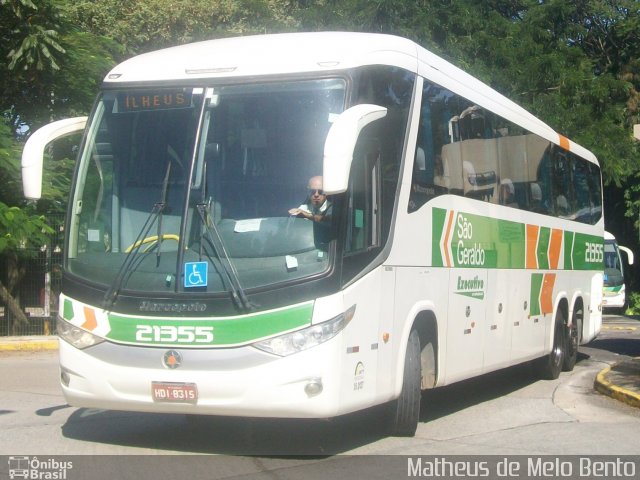 Cia. São Geraldo de Viação 21355 na cidade de São Paulo, São Paulo, Brasil, por Matheus de Melo Bento. Número da foto: #3410911.