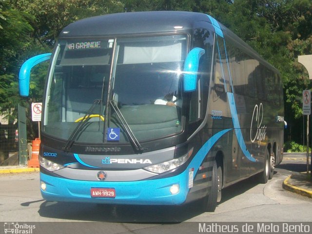 Empresa de Ônibus Nossa Senhora da Penha 52002 na cidade de São Paulo, São Paulo, Brasil, por Matheus de Melo Bento. Número da foto: #3410891.